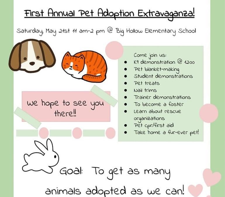 Big Hollow Pet Adoption Extravaganza
